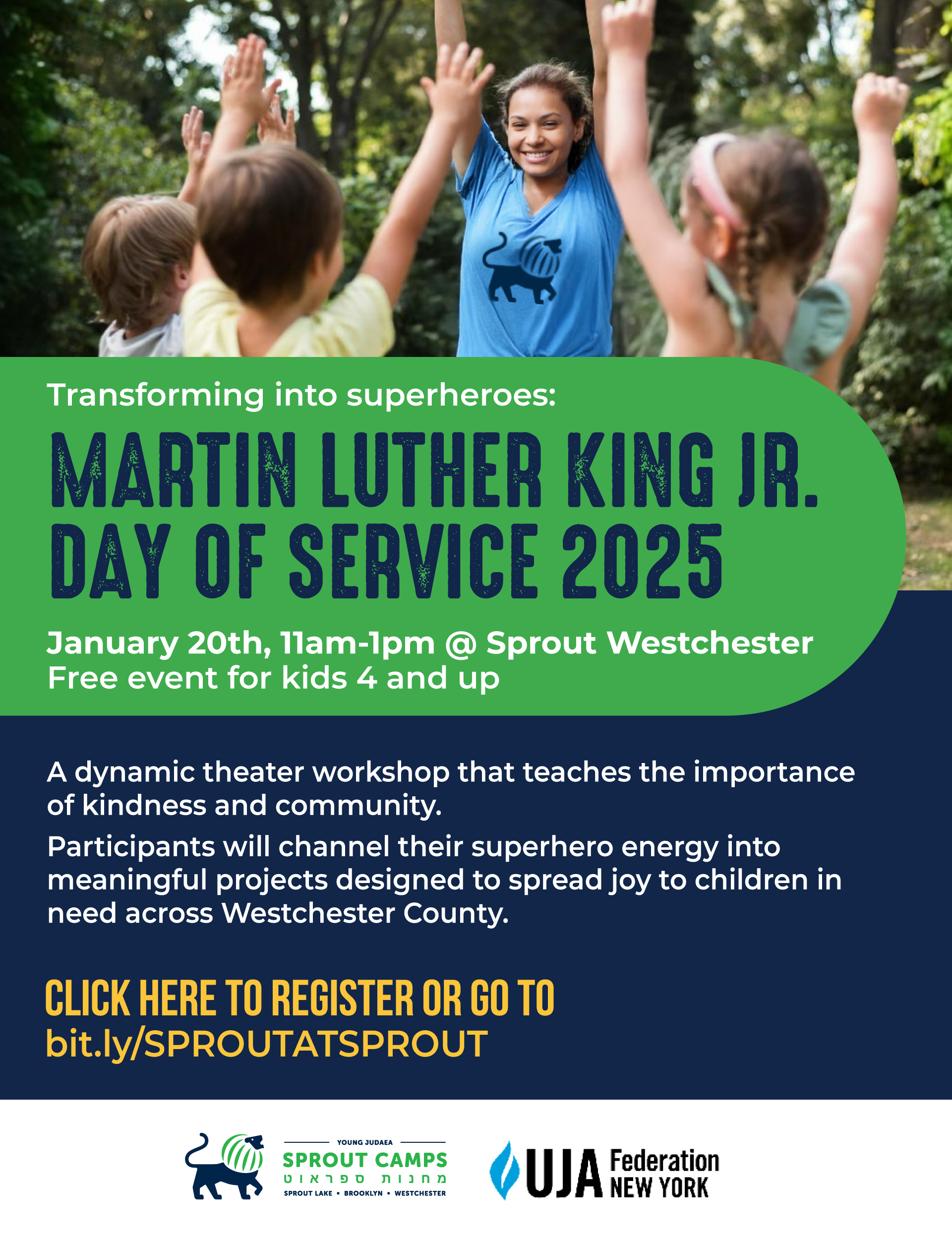 MLKDAY2024 Camp Young Judaea Sprout Lake